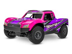 TRX108164-1PINK Traxxas Mini Slash 4x4 Brushless RTR 1:12 | Short-Course Truck mit 4WD & BL-2s Power