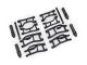 Traxxas Widemaxx Aufhängungs-Kit schwarz Mini XRT TRX10790-BLK