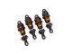 Traxxas Mini GTR Alu-Dämpfer orange kurz mit  Federn (4) Mini-Slash 4x4 TRX10865-ORNG