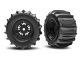 Traxxas Paddle-Reifen hi auf Felge schwarz Funco TRX10973