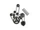Traxxas Motor Riemenräder +KT Funco TRX10984-BLK