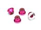 Traxxas M4 Muttern 4mm Alu mit gezahnten Flansch pink (4) TRX1747P