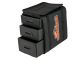 Serpent Transporttasche mit 3 Schubfächern # Schwarz-Orange