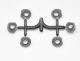 Serpent Einsätze für Antriebsgehäuse SRX2 MM # SRX-2