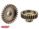 Team Corally - M1.0 Pinion – Short Wide Teeth – Hardened Steel - 25 Teeth - Shaft Dia. 8mm C-73825