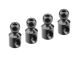 Team Corally - Kugelkopf 4.8mm - für Überrollbügel - Aluminium - 4 Stück.