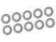 Team Corally Shim Rings-6x11,5x0.2mm Steel-10