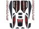 Team Corally - Aufkleberbogen für die Karosserie - Python XP 6S - 1 Stück C-00180-377-1