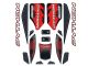 Team Corally - Karosserie-Abziehbilderbogen - Python XP 6S - 2021 - 1 Stück C-00180-377-2