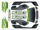 Team Corally - Karosserie-Abziehbilderbogen - Muraco XP 6S - 1 Stück C-00180-706-1