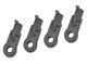 Team Corally - HD Shock End - Lang - Verbundwerkstoff - 4 Stück C-00180-769