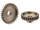 Team Corally - M1.0 Pinion – Short Wide Teeth – Hardened Steel - 31 Teeth - Shaft Dia. 8mm