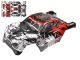 Team Corally - Kagama 4 - Body painted and cut - Red - 1pc C-00180-1324-5