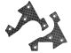 Team Corally - Querlenker Kohlefaser Einsatz 2mm XB PRO VA L/R C-00180-1078