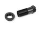 Team Corally - Servo Saver Shaft w/ Nut - Aluminum - Black - 1 Set C-00180-145-B