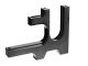 Team Corally - Motor Bulkhead - Aluminum - for 52T Spur Gear - Black - 1 Pc C-00180-605-B