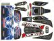 Team Corally - Body Decal Sheet - Syncro - Pre-Cut - Blue Color - 1 Pc