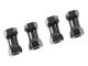 Team Corally - Chassis Post - 10mm  - Aluminium - Black - 4 Pcs