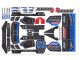 Team Corally - Body Decal Sheet - Punisher 4 - Pre-Cut - Color Blue - 1 Pc