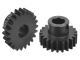 Team Corally Motorritzel Modul 1 Stahl  22 Zähne Motorwelle ø8mm