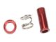 Team Corally Servo Saver Tube + Nut + Spring  - Aluminium Set FURAGO PUNISHER XD 1:12