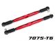 Traxxas Vorspurstange 7075-T6 Aluminium rot 157mm (2) X-Maxx TRX7748R