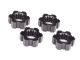 Traxxas Radmitnehmer Aluminium grau (4) X-Maxx, XRT TRX7756-GRAY
