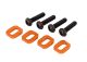 Traxxas Motorhalter Scheiben Aluminium  orange (4) X-Maxx, XRT TRX7759-ORNG
