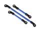 Traxxas Lenkstangen Set Stahl blau 5x117mm, 5x60mm 5x63mm TRX8146X