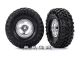 Traxxas Canyon Trail 5.3x2.2 Reifen auf Felgen satin-chrom High Trail TRX8159