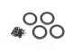 Traxxas Beadlock-Ring 1.9 Aluminium schwarz mit Schrauben TRX8169T