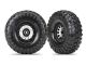 Traxxas Canyon Trail 5.3x2.2 auf Method Felgen schwarz-chrom TRX8172