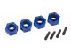 Traxxas Radmitnehmer 6061-T6 Aluminium 12mm blau TRX8269X