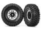 Traxxas Canyon Trail 4.6x1.9 Reifen auf TRX-4 Felgen satin TRX8272X