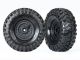 Traxxas Canyon Trail 4.6x1.9 Reifen auf Tactical Felgen schwarz TRX8273