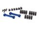 Traxxas Querlenkerhalter Aluminium blau mit Einsätze v/h TRX8334X