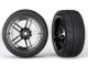 Traxxas Response auf 1.9 Felgen chrom-schwarz extra breit hinten TRX8374