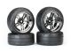 Traxxas Response Reifensatz auf 1.9 Felgen chrom-schwarz v&h TRX8375