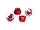Traxxas Stopmutter Alu 5mm mit Flansch  verzahnt rot (4) UDR, Maxx  TRX8447R