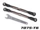 Traxxas Vorspurstange 7075-T6 Aludunkel-titan vorne 102mm TRX8547A
