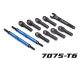 Traxxas Vorspurstangen 7075-T6 Alu blau 144mm mit Kugelpfannen TRX8638X