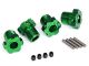 TRX8654G Traxxas Radmitnehmer splined 17mm grün eloxiert 