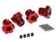 Traxxas Radmitnehmer Aluminium rot 17mm E-Revo 2.0, Sledge, Maxx TRX8654R