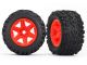 Traxxas Talon EXT 3.8 Reifen auf Felge orange Sledge TRX8672A