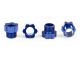 Traxxas Traxx Radachse Muttern Aluminium blau TRX8886X