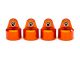 Traxxas GT-Maxx Dämpfer-Kappen Aluminium  orange (4) Maxx TRX8964T