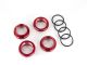 Traxxas GT-Maxx Dämpfer-Einstellmutter Alu  rot (4) Maxx (mit O-Ring) TRX8968R