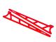 Traxxas Seitenplatten Wheelie bar  Aluminium rot (2) TRX9462R