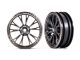Traxxas Weld Racing Felgen satin  schwarz-chrom vorne (2) TRX9472A