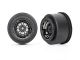Traxxas Weld Racing Felgen schwarz-chrom  hinten (2) TRX9473X